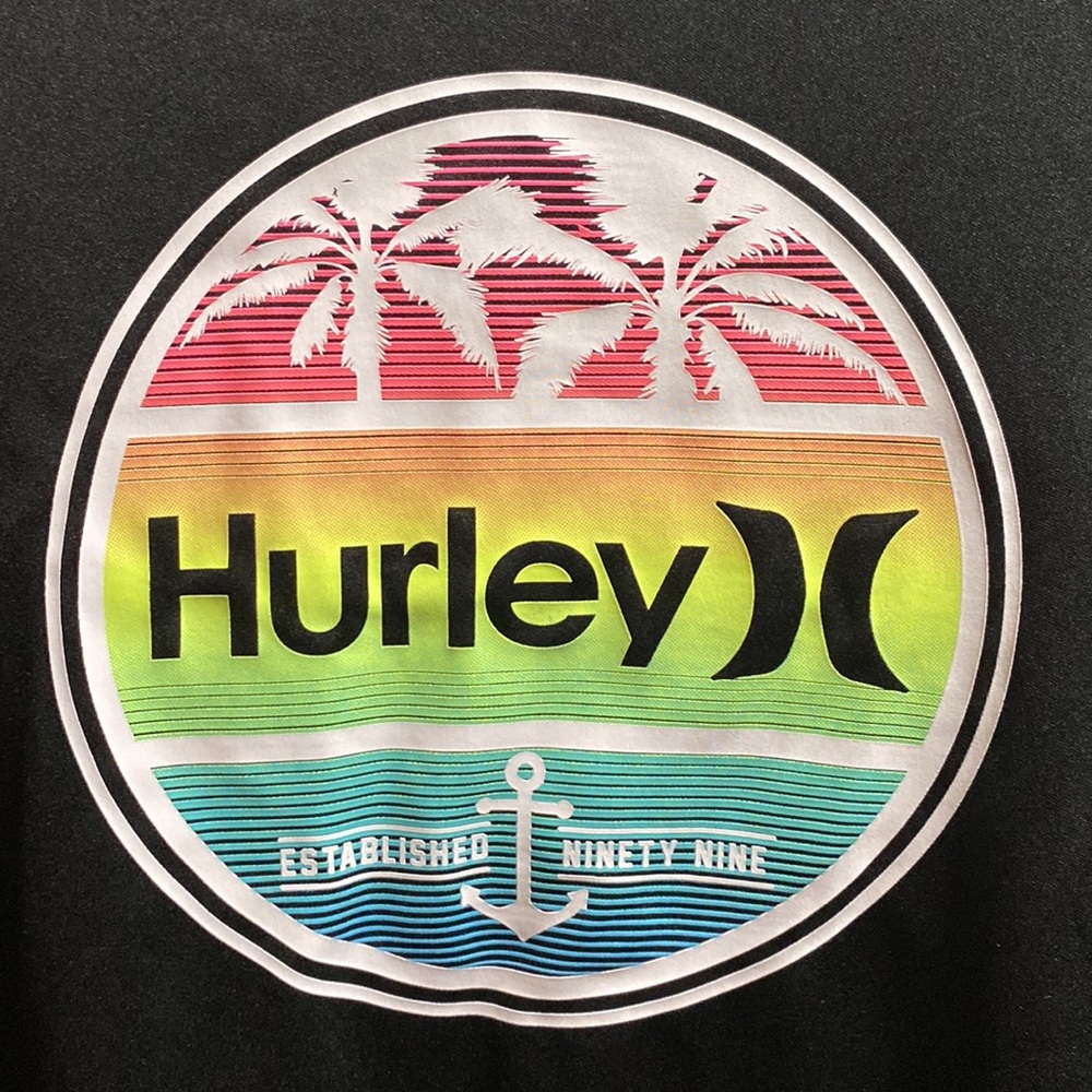 BRAND NEW GIRLS HURLEY UPF SWIM TOP SIZE 10/12! NWT. SMOKE FREE HOME! - Picture 5 of 7